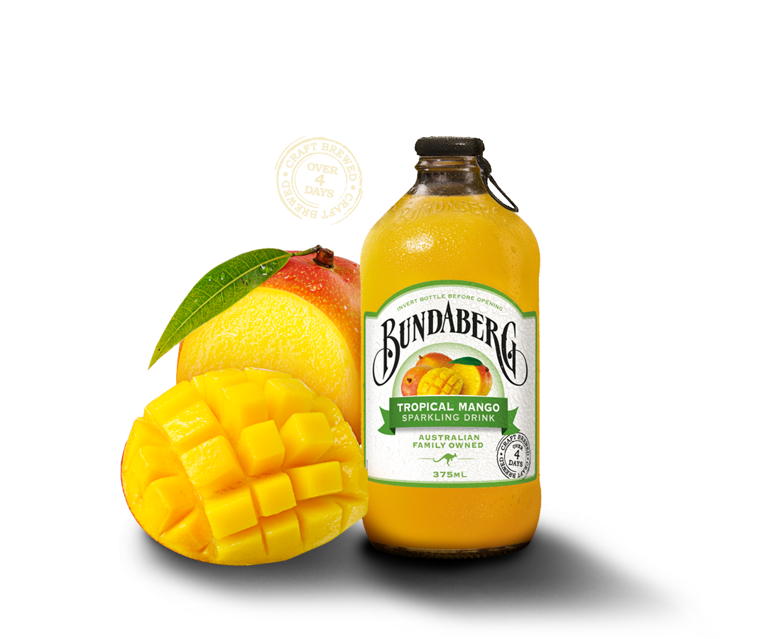 Bundaberg Tropical Mango Sparkling Drink