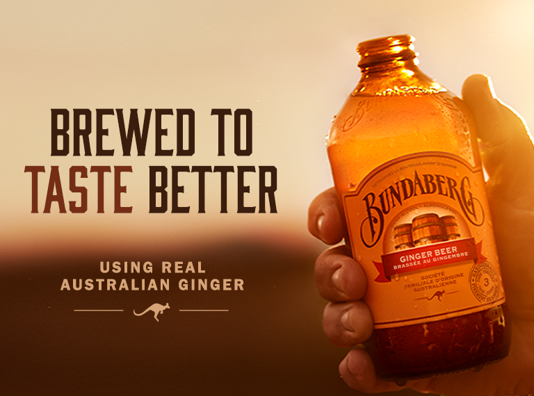 Bundaberg Ginger Beer - Brewed to taste better France