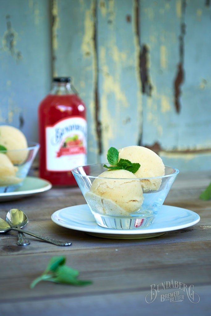 Guava pineapple banana sorbet