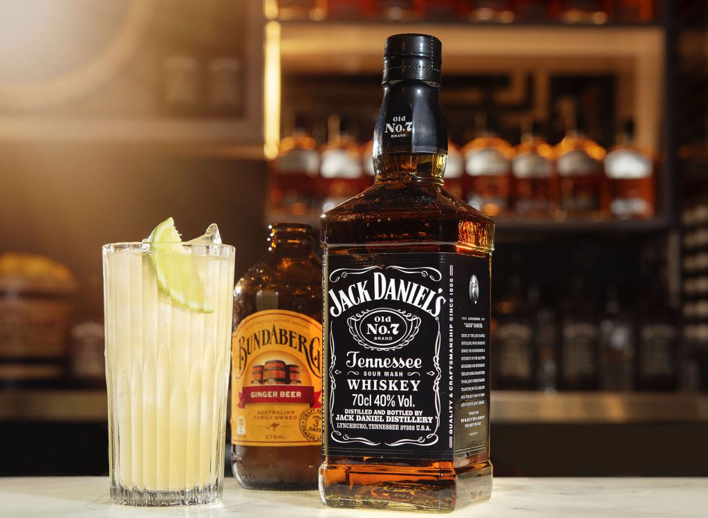 Jack and Bundaberg Ginger with BottleLight