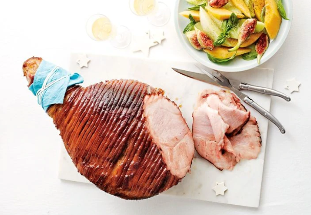 Ginger Beer Glazed Ham