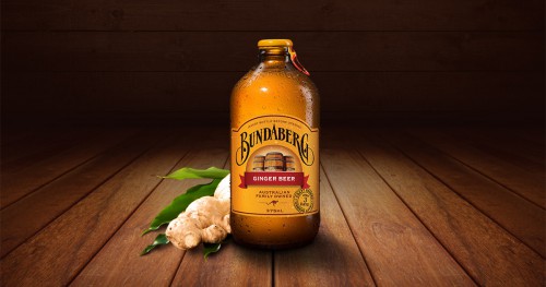 Bundaberg Ginger Beer Non-Alcoholic Zero 0% 12x 375ml Bottles Non